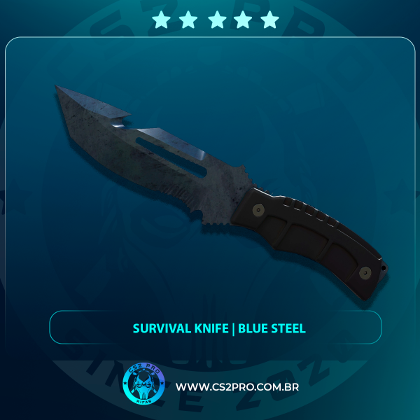 #2206 ★ Survival Knife | Blue Steel